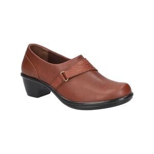 EASY STREET Womens Brown Strap Lightweight Rasia Toe Block Heel Shootie 9 M